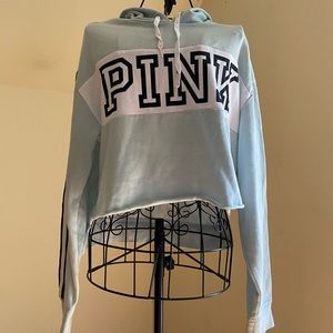 Pink Cropped Sweatshirt